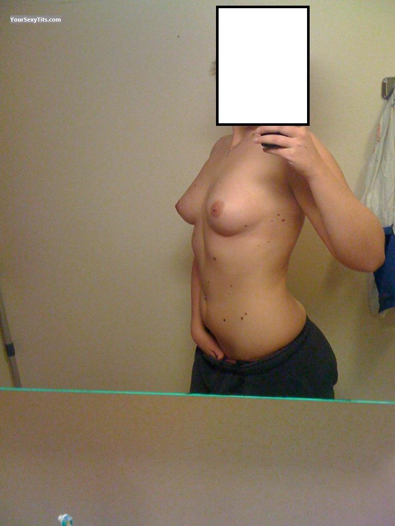 Medium Tits Of My Girlfriend Selfie by Hot!